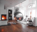 Pendant Light with Natural Fiber Shade-Lighting > Pendant Lights-casanuva-casanuva
