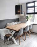 Pendant Light with Natural Fiber Shade-Lighting > Pendant Lights-casanuva-casanuva