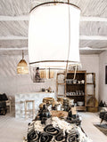 Pendant Light with Natural Fiber Shade-Lighting > Pendant Lights-casanuva-casanuva