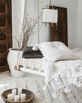 Pendant Light with Natural Fiber Shade-Lighting > Pendant Lights-casanuva-casanuva