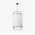 Pendant Light with Natural Fiber Shade-Lighting > Pendant Lights-casanuva-casanuva