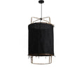 Pendant Light with Natural Fiber Shade-Lighting > Pendant Lights-casanuva-casanuva