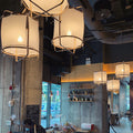 Pendant Light with Natural Fiber Shade-Lighting > Pendant Lights-casanuva-casanuva