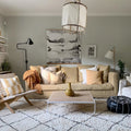 Pendant Light with Natural Fiber Shade-Lighting > Pendant Lights-casanuva-casanuva
