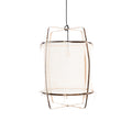 Pendant Light with Natural Fiber Shade-Lighting > Pendant Lights-casanuva-casanuva