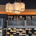 Pendant Light with Natural Fiber Shade-Lighting > Pendant Lights-casanuva-casanuva