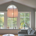 Pendant Light with Natural Fiber Shade-Lighting > Pendant Lights-casanuva-casanuva