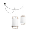 Pendant Light with Natural Fiber Shade-Lighting > Pendant Lights-casanuva-casanuva