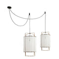 Pendant Light with Natural Fiber Shade-Lighting > Pendant Lights-casanuva-casanuva