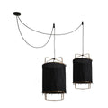 Pendant Light with Natural Fiber Shade-Lighting > Pendant Lights-casanuva-casanuva