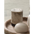 Petite Alabaster Portable Lamp with Built-in Battery-Lighting > Table Lamps-casanuva-casanuva