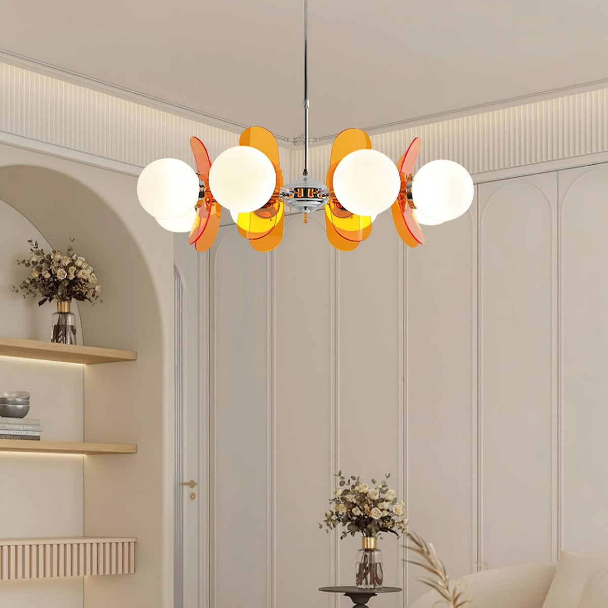 Phosphorescent Crystal Chandelier-Lighting > Chandeliers & Pendant Lights-casanuva-casanuva