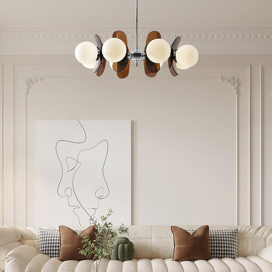 Phosphorescent Crystal Chandelier-Lighting > Chandeliers & Pendant Lights-casanuva-casanuva