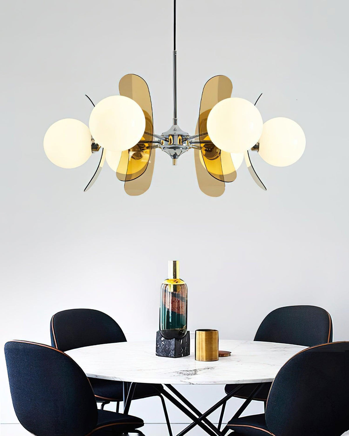 Phosphorescent Crystal Chandelier-Lighting > Chandeliers & Pendant Lights-casanuva-casanuva