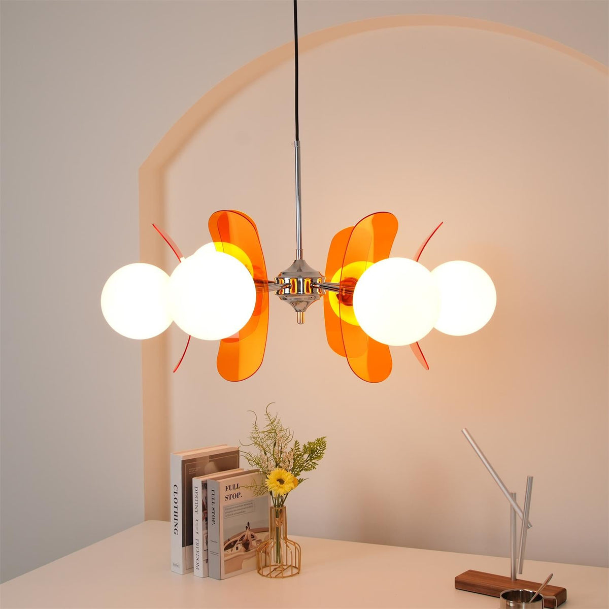 Phosphorescent Crystal Chandelier-Lighting > Chandeliers & Pendant Lights-casanuva-casanuva