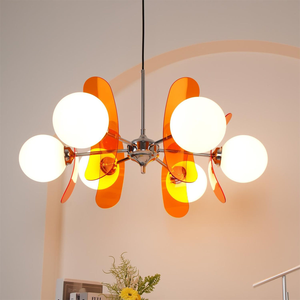 Phosphorescent Crystal Chandelier-Lighting > Chandeliers & Pendant Lights-casanuva-casanuva