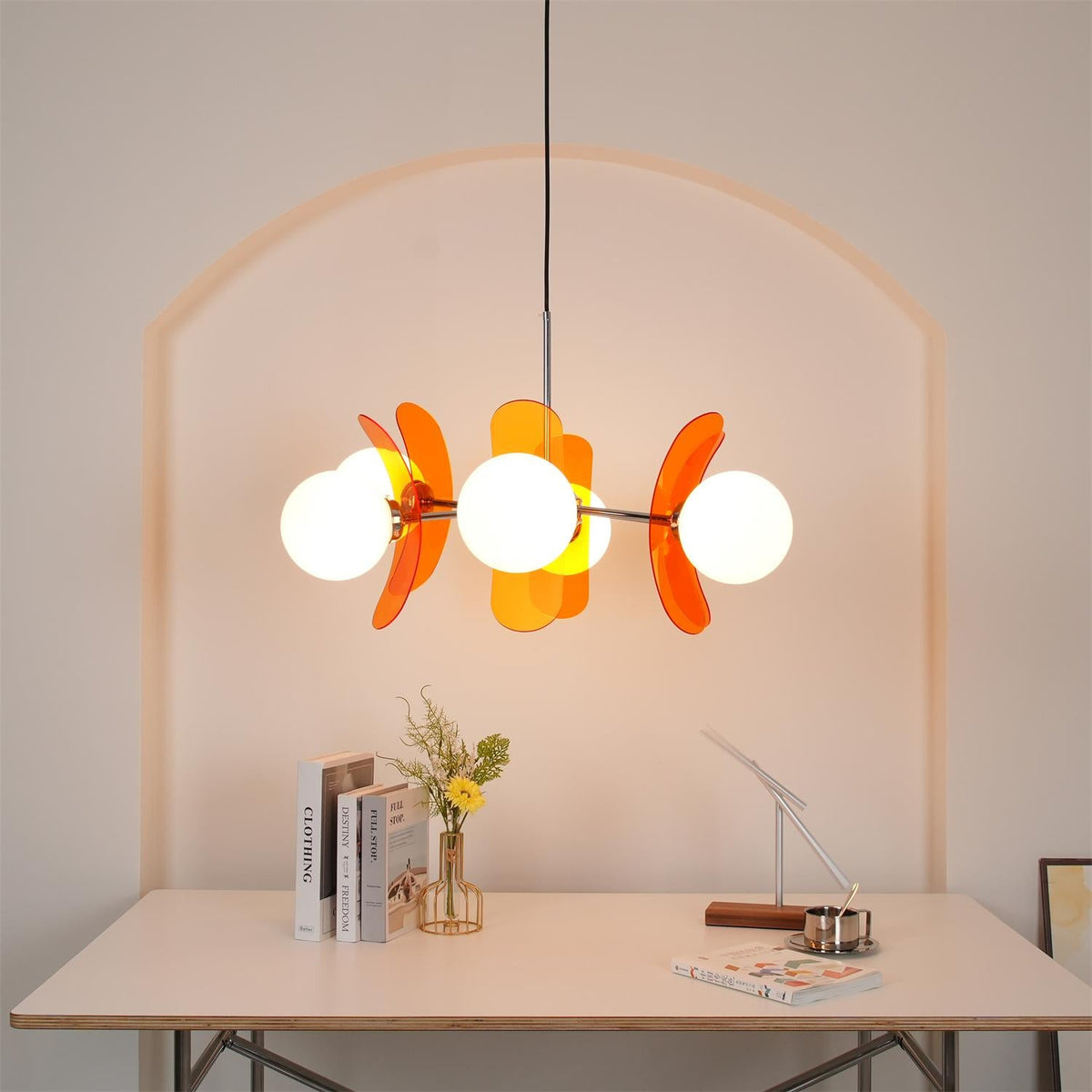 Phosphorescent Crystal Chandelier-Lighting > Chandeliers & Pendant Lights-casanuva-casanuva
