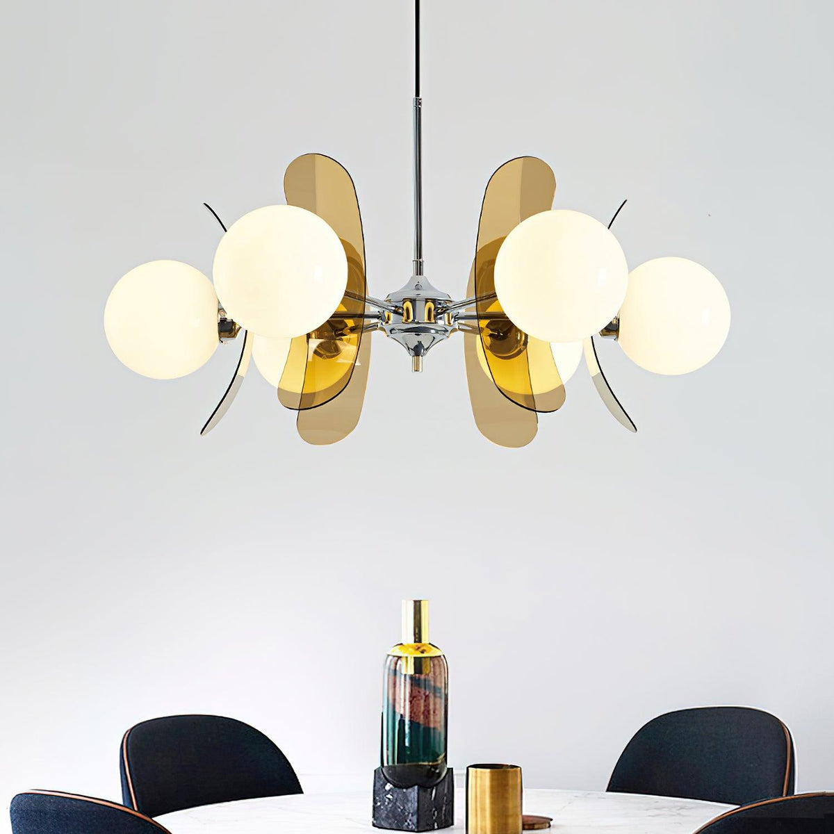 Phosphorescent Crystal Chandelier-Lighting > Chandeliers & Pendant Lights-casanuva-casanuva