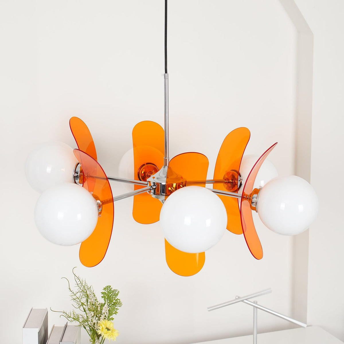Phosphorescent Crystal Chandelier-Lighting > Chandeliers & Pendant Lights-casanuva-casanuva