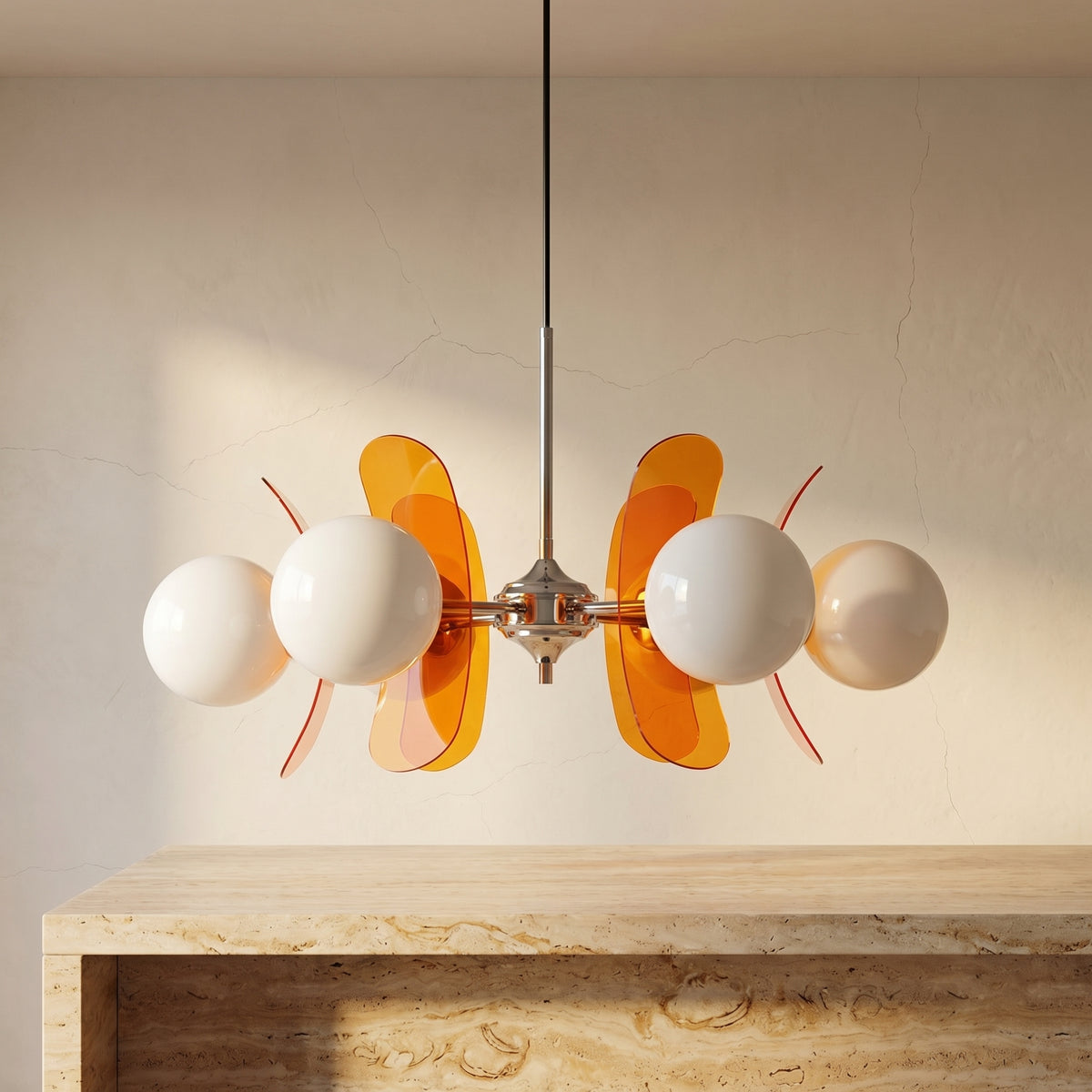 Phosphorescent Crystal Chandelier-Lighting > Chandeliers & Pendant Lights-casanuva-casanuva