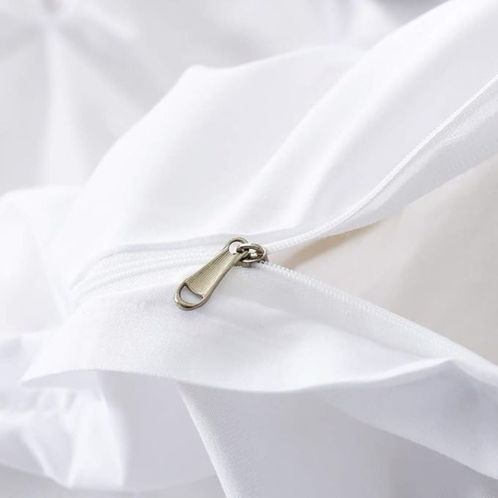 Pintuck Duvet Cover Set 3 Pieces-Bedding & Bath > Bedding Sets-casanuva-casanuva