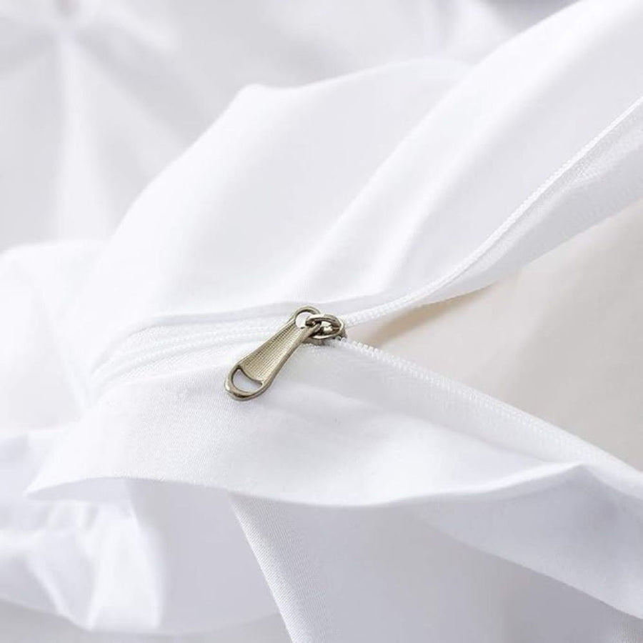 Pintuck Duvet Cover Set 3 Pieces-Bedding & Bath > Bedding Sets-casanuva-casanuva