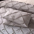 Pintuck Duvet Cover Set 3 Pieces-Bedding & Bath > Bedding Sets-casanuva-casanuva