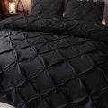 Pintuck Duvet Cover Set 3 Pieces-Bedding & Bath > Bedding Sets-casanuva-casanuva