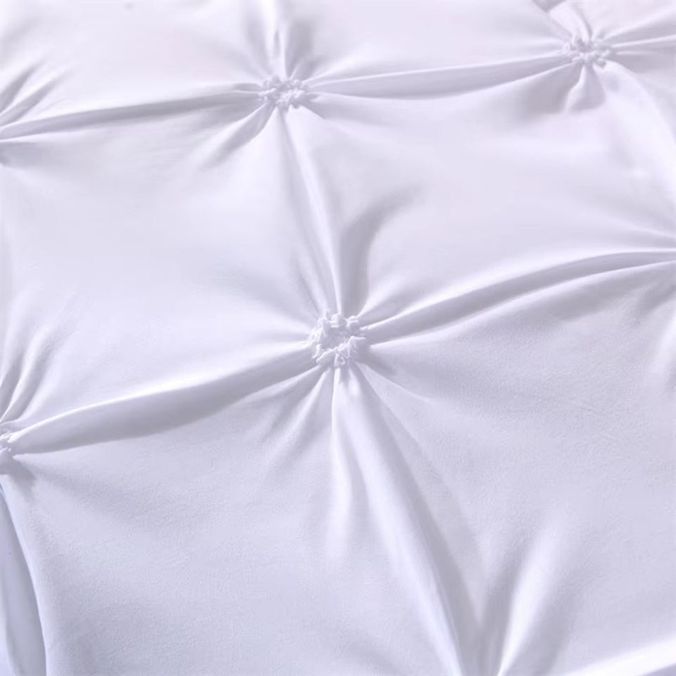 Pintuck Duvet Cover Set 3 Pieces-Bedding & Bath > Bedding Sets-casanuva-casanuva