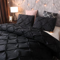 Pintuck Duvet Cover Set with Diamond Pattern-Bedding & Bath > Bedding Sets-casanuva-casanuva