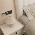 Pleated Vintage Table Lamp-Lighting > Table Lamps-casanuva-casanuva