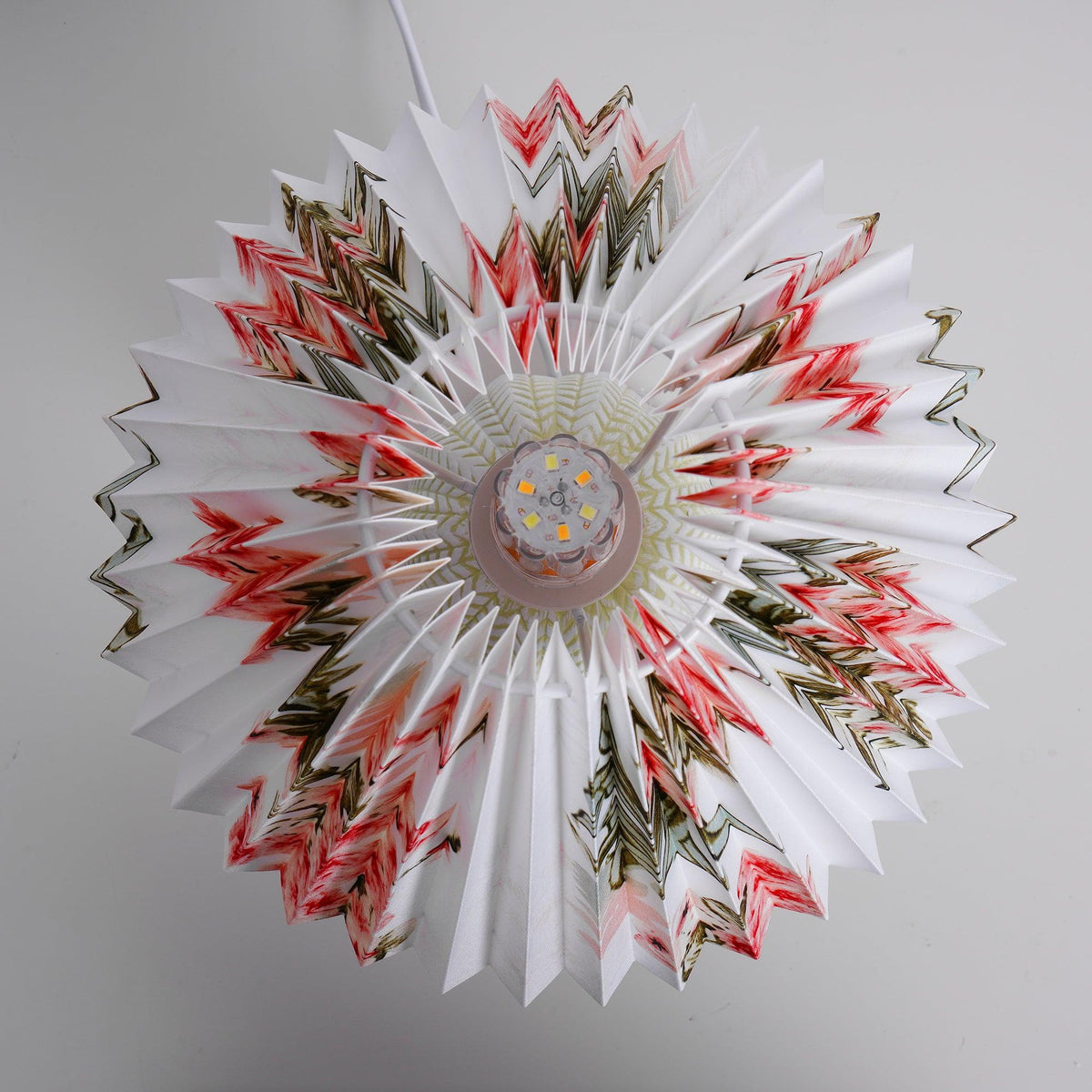 Pleated Vintage Table Lamp-Lighting > Table Lamps-casanuva-casanuva