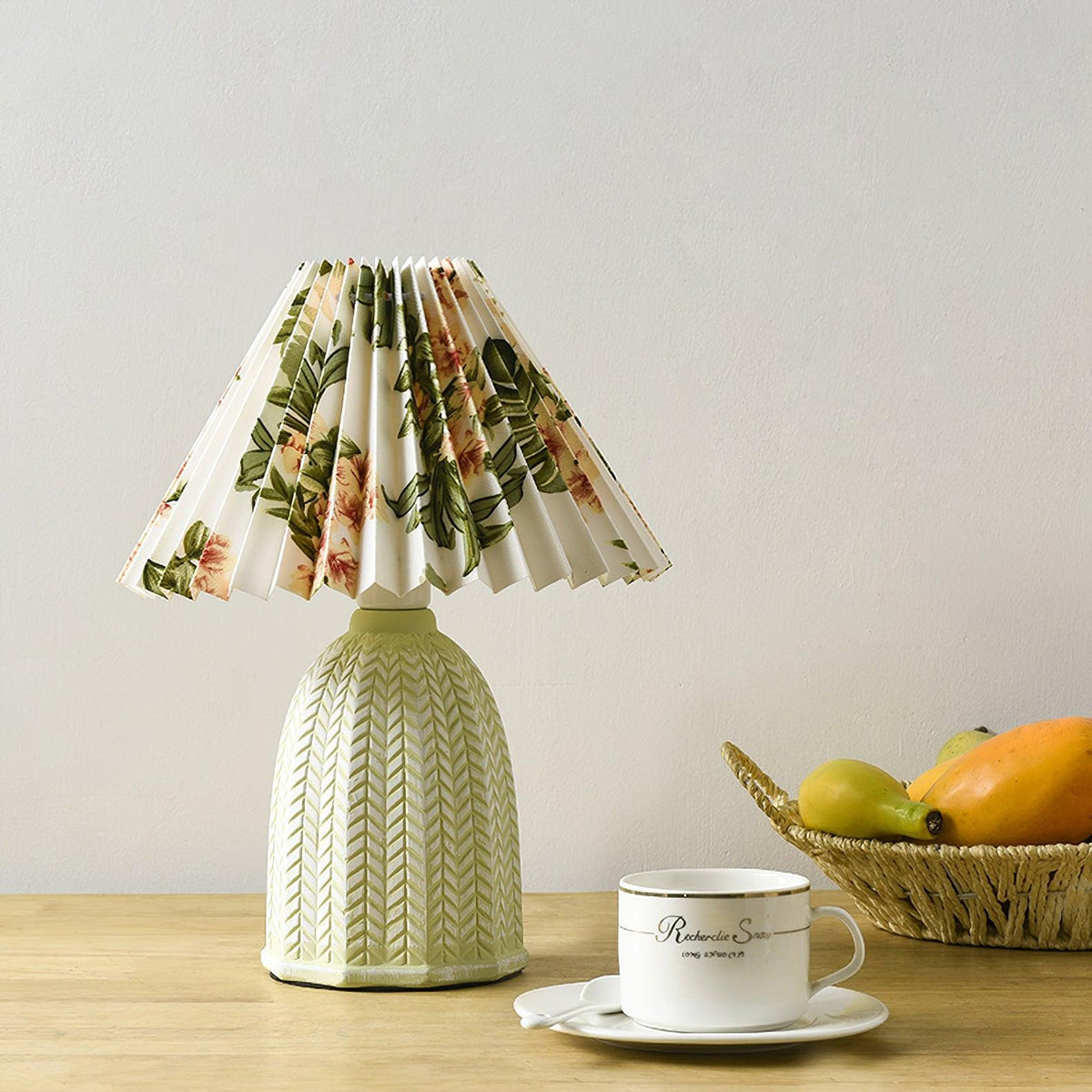 Pleated Vintage Table Lamp-Lighting > Table Lamps-casanuva-casanuva