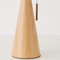 Pleated Wooden LED Table Lamp in Japanese Minimalist Vintage Style-Lighting > Table Lamps-casanuva-casanuva