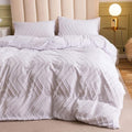 Plush Chevron Quilt Cover Set 3 Pieces-Bedding & Bath > Bedding Sets-casanuva-casanuva