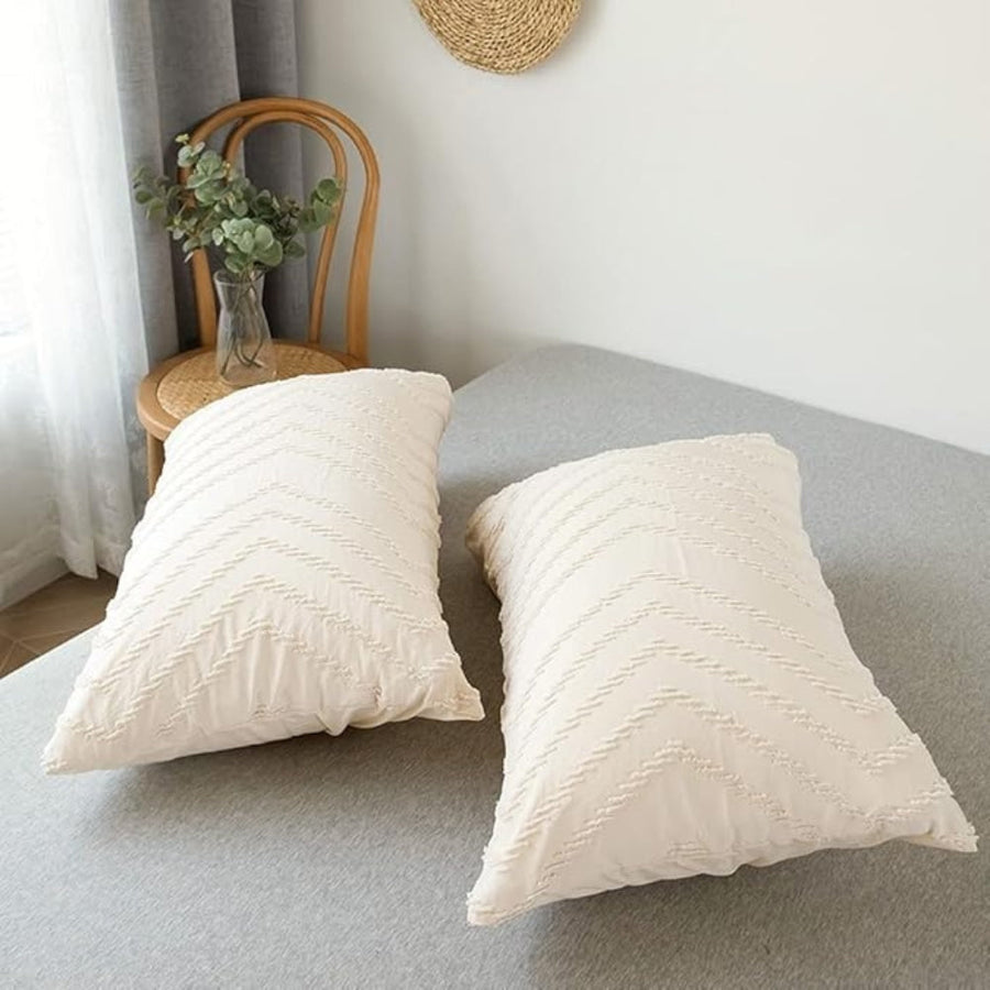 Plush Chevron Quilt Cover Set 3 Pieces-Bedding & Bath > Bedding Sets-casanuva-casanuva