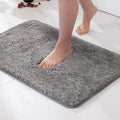 Plush Fur Bath Rug-Bedding & Bath > Bath Mats-casanuva-Gray-Small (16"x24")-casanuva