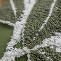 Plush Leaf Cushion Cover with Tassel-Covers & Textiles > Cushion Covers-casanuva-casanuva