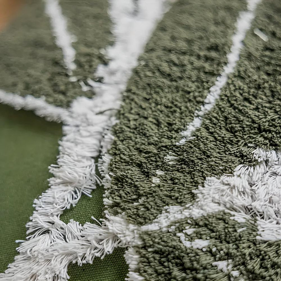 Plush Leaf Cushion Cover with Tassel-Covers & Textiles > Cushion Covers-casanuva-casanuva