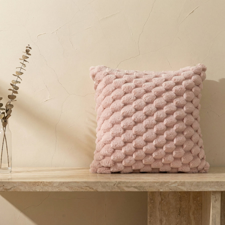 Plush Marshmallow Cushion Cover Soft Decorative Pillowcase-Covers & Textiles > Cushion Covers-casanuva-casanuva