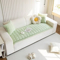 Plush Sofa Cover with Pleated Edges-Covers & Textiles > Sofa Covers-casanuva-casanuva