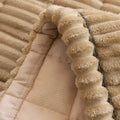 Plush Sofa Cover with Pleated Edges-Covers & Textiles > Sofa Covers-casanuva-casanuva