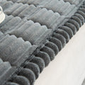 Plush Sofa Cover with Pleated Edges-Covers & Textiles > Sofa Covers-casanuva-casanuva