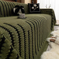 Plush Tufted Sofa Cover-Covers & Textiles > Sofa Covers-casanuva-Moss Depth-71"x51"-casanuva