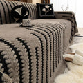 Plush Tufted Sofa Cover-Covers & Textiles > Sofa Covers-casanuva-Taupe Harmony-71"x51"-casanuva