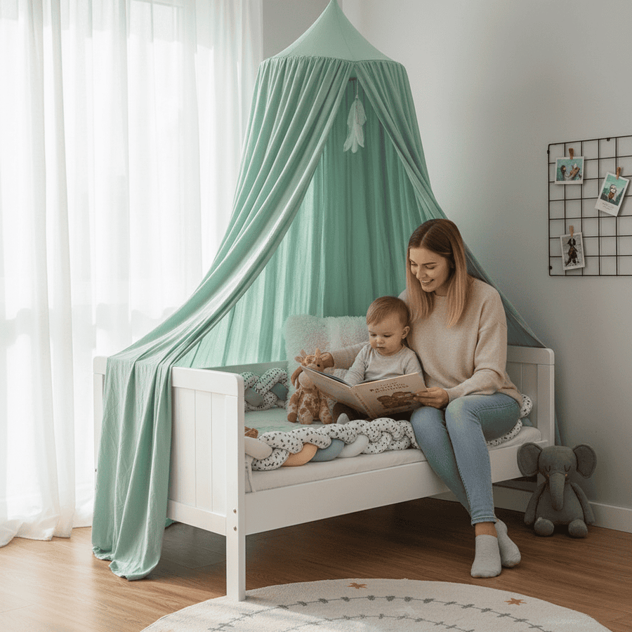 Polyester Canopy for Children's Room-Bedding & Bath > Bedding Sets-casanuva-casanuva