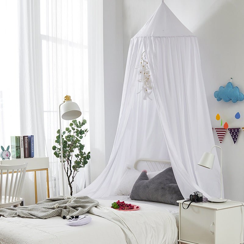 Polyester Canopy for Children's Room-Bedding & Bath > Bedding Sets-casanuva-White-casanuva