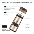Portable French Press Coffee Maker with Stainless Steel Filter-Kitchen & Dining > Coffee & Tea-casanuva-casanuva