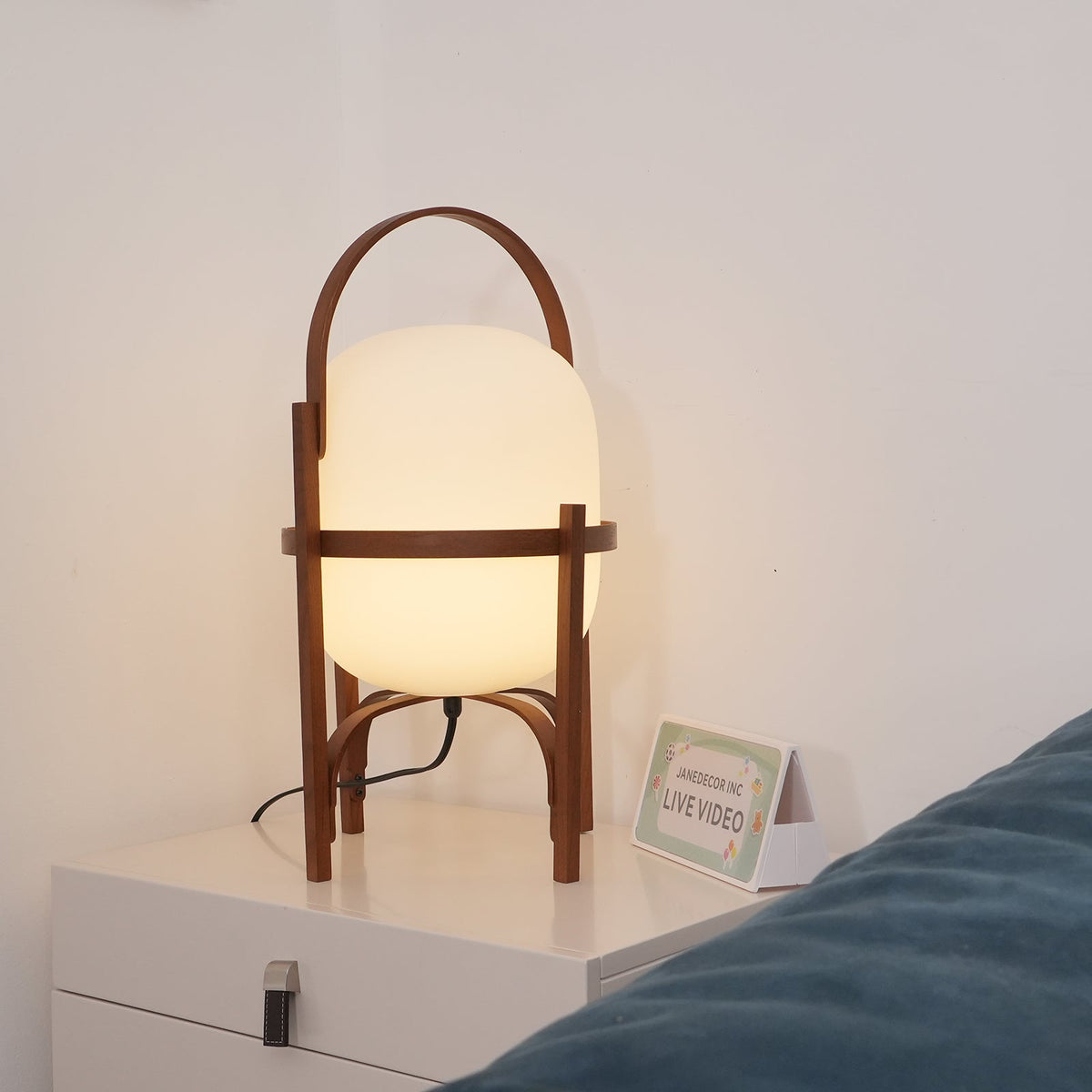 Portable Glass Table Lamp-Lighting > Table Lamps-casanuva-casanuva