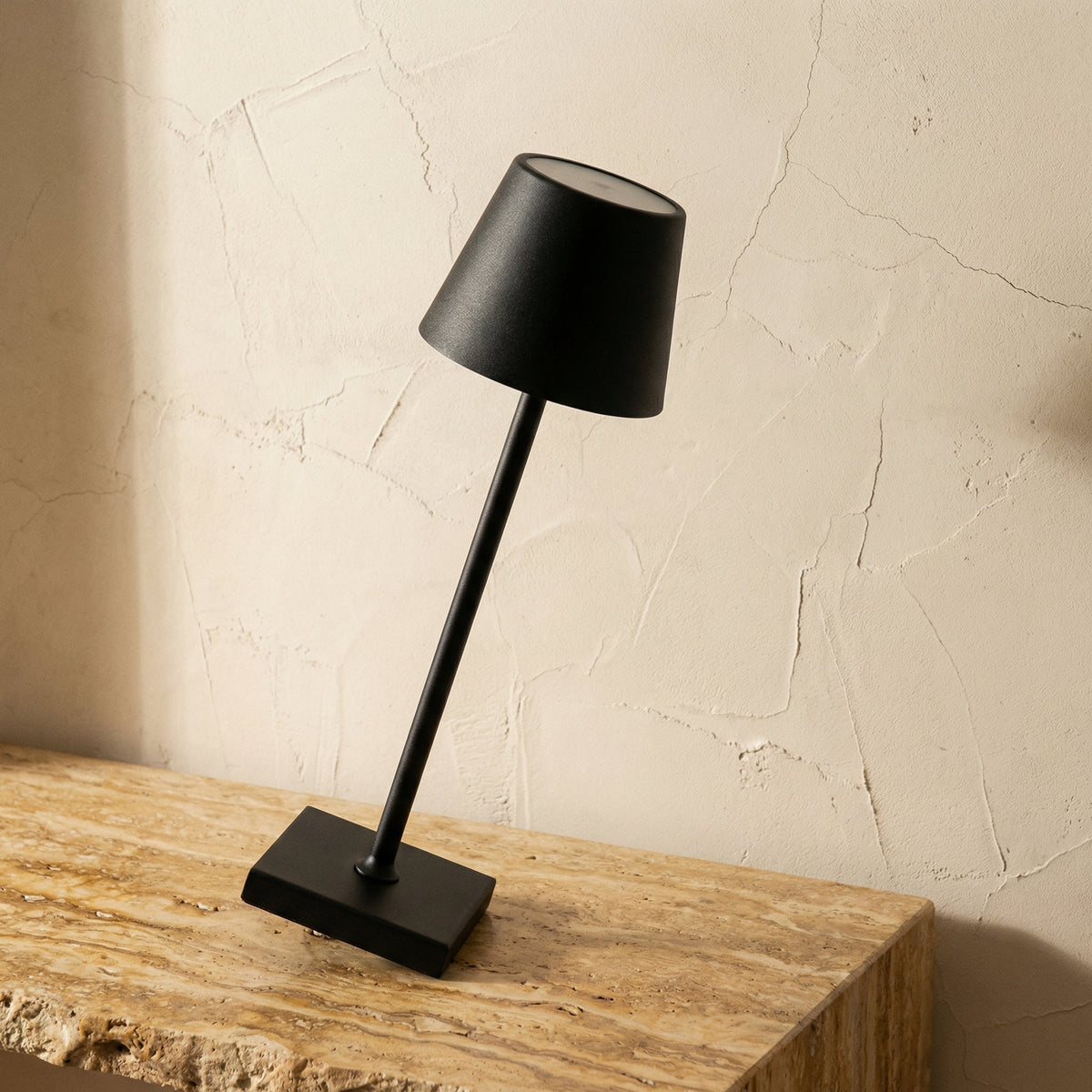 Portable Wireless LED Table Lamp-Lighting > Table Lamps-casanuva-Black-casanuva